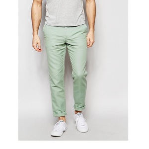 กางเกงชิโน่ผู้ชายทรงขาบาน ผ้าฝ้ายยืดหยุ่น คุณภาพสูง แฟชั่น ทันสมัย พร้อมโลโก้สั่งทำพิเศษ ซิปหน้า สีกากี จากบังกลาเทศ - Product Image 6