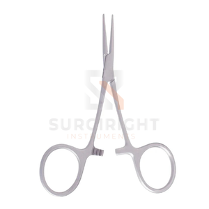 Pinzas de sutura Castaneda de acero inoxidable, rectas, de 14 mm, con mandíbulas lisas, 3.5" 8", para cirugía, apósitos y uso quirúrgico general - Product Image 6