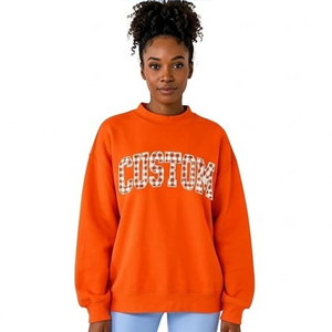 Sweat-shirt personnalisé de haute qualité Comfort Colors, lettres universitaires, col rond, texte personnalisé, sweats à capuche vintage, vente en gros, usine - Product Image 5