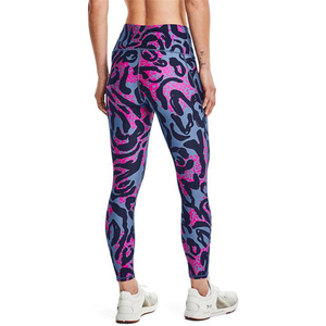 Pantalons de sport pour femmes à taille haute en tricot, imprimés sur mesure, respirants, antibactériens, streetwear, leggings de yoga et de fitness pour femmes - Product Image 2