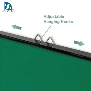 Tablero de notas de fieltro verde para colgar en la pared con esquinas protectoras para fotos, notas y recordatorios - Product Image 2