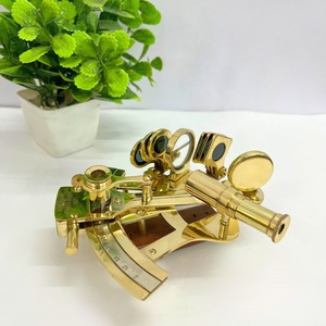 Antique Style <b>Nautical</b> Sextant Brass <b>Decor</b> Piece for Ship Enthusiasts Maritime Collectors Home Office and Study Display - Product Image 5