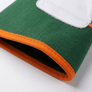 Gants de travail en cuir de vachette grainé industriel, avec dos perforé, doublure intérieure en tissu coton et polaire, pour la construction - Product Image 6