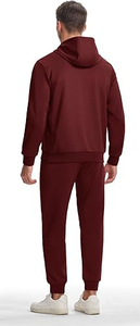 Men Tracksuit Set Hoodie Jogger <b>Pants</b> Cotton Fleece Casual Sportswear Gym Wear Training Suit Activewear Outfit Winter Set - Product Image 5