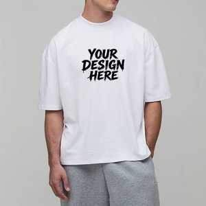 T-shirts pour hommes les plus populaires, nouvelle collection, coupe classique, logo sur le devant, tissu tricoté respirant, écologique, pour la salle de sport - Product Image 1