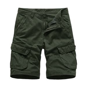 Shorts cargo amples pour hommes, unis, décontractés, grande taille, avec poches - Product Image 3
