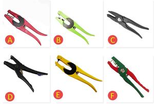 Aiguille d'application universelle pour étiquettes d'oreille, applicateur d'étiquettes d'oreille pour animaux (porcs, chèvres), étiquettes d'oreille rouges avec applicateur, applicateur d'étiquettes d'oreille rouge - Product Image 3