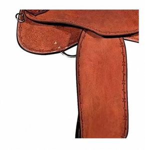 Selle de cheval en cuir de haute qualité avec arceau en bois pour débutants, cours d'équitation, entraînement, fabricant indien, prix de gros, fournisseur - Product Image 6