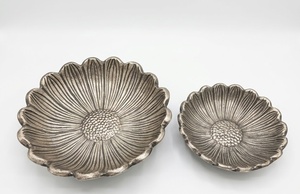 Copper Decorative Tray Round <b>Rustic</b> Design Antique Weathering Finish Single Piece Abstract Pattern - Product Image 3