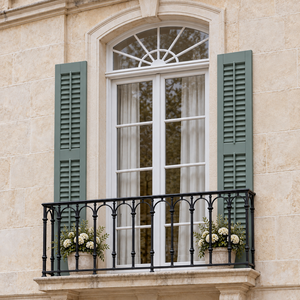 Persianas de Madera Maciza con Varillas Centrales Decorativas para Ventanas Exteriores y Decoración de Balcones, Persianas de Madera Maciza - Product Image 5