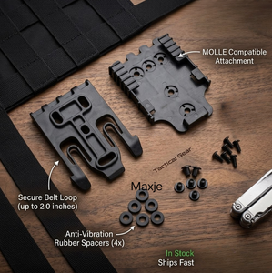 Kit de Sistema de Bloqueo Rápido QLS con Horquilla de Bloqueo y Placa Receptora, Soporte para <span class=keywords><strong>Torniquete</strong></span>, Adaptador Drop Flex de Plástico - Product Image 3