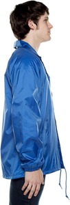 Men's Blue Waterproof <b>Coach</b> Jacket Casual Turn-down Collar Regular Fit Polyester Shell Spring Wear - Product Image 6