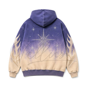 Sudaderas con Pedrería para Hombre, 100% Algodón, Corte Holgado, Tela de Felpa, Nueva Llegada, Gran Venta - Product Image 4