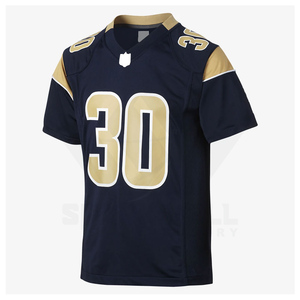 Camiseta de Fútbol Americano Blanca Personalizada para Hombre, Cuello en V, Manga Corta, Número 21 Sublimado, Absorbe la Humedad, Corte Regular, para Deportes de Equipo - Product Image 4