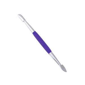 KAAMIR INSTRUMENTS Empujador de Cutículas Profesional de Acero Inoxidable de Grado Salón, Reutilizable, de Doble Uso, Cuadrado, Herramienta para Decoración de Uñas - Product Image 3