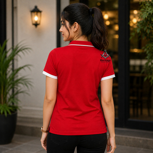 Chemises polo grecques pour femmes, insignes maçonniques héritages |   Polo brodé personnalisé avec logo et lettres grecques pour femmes de sororité - Product Image 4
