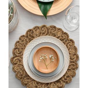 Plato Base de Lujo para Bodas, Duradero y Reutilizable, para Decoración de Banquetes de Hotel - Product Image 1