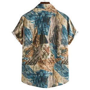 Camisa Casual de Verano 2025 para Hombre, Talla Grande, Manga Corta, Estilo Hawaiano, Popelina Sólida, Transpirable y Tejida - Product Image 2