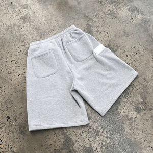 <b>Men</b> Plain 100% Cotton Fleece Sweat <b>Shorts</b> <b>Men</b> Essential Fashion Sweat <b>Shorts</b> <b>With</b> <b>Elastic</b> <b>Waist</b> Custom Man Casual <b>Short</b> - Product Image 2