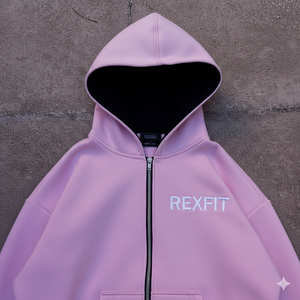 Sweats à capuche zippés surdimensionnés à prix d'usine, impression de logo personnalisée, vente en gros, sweats à capuche zippés de haute qualité - Product Image 2