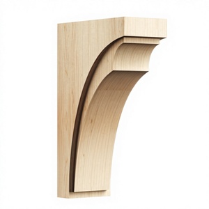 <b>Rustic</b> Wooden Corbels Wall Mounted Decorative <b>Shelf</b> Brackets for Kitchen Cabinet Closet Furniture Support Solid Wood Corbels - Product Image 1
