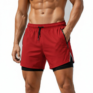 Shorts Cargo Décontractés pour Hommes, Taille Élastique, Couche de Soutien Intérieure, Vêtements de Voyage et Randonnée, Vente en Gros - Product Image 1