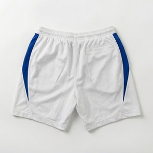 High Sales Custom Logo Blue White Men's Nylon <b>Wind</b> <b>Breaker</b> Sets Suits For Summer Vintage Classic Wear Highstreet Hoodies Shorts - Product Image 5