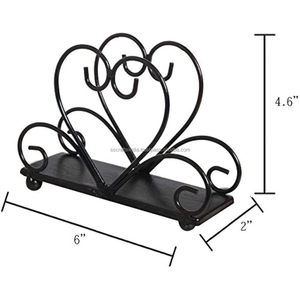 Most Selling Black Metal Napkin Holder For <b>Table</b> <b>Top</b> Accessories Black Color Napkin Tissue Holder from India Supplier - Product Image 6