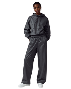 Conjunto Deportivo Informal de Dos Piezas para Mujer, Sudadera Holgada de Nailon y Pantalones Anchos, Estilo Urbano - Product Image 3