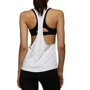 Hot Custom Logo Summer Lady White <b>Black</b> Ribbed Crop Tank <b>Top</b> Women - Product Image 4