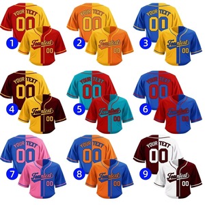 Camiseta de Béisbol Personalizada para Mujer, Estilo Corto, OEM ODM, Uniforme de Equipo Personalizado al por Mayor, Camisa Deportiva Transpirable con Botones - Product Image 5