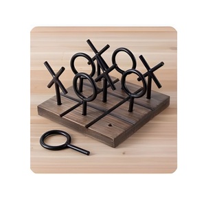 Elegant marble tic tac toe game board with gold metal pieces luxury tabletop game decorative home decor stylish <b>coffee</b> <b>table</b> new - Product Image 6