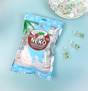 High Quality Light Brown and White Hard Coconut Tablet <b>Candy</b> from Vietnam Supplies Coconut Shell Hard <b>Candy</b> - Product Image 1