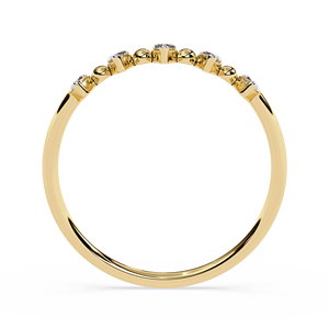 แหวนเพชรทรงมาร์คีส์แบบมินิมอลคลาสสิกสำหรับผู้หญิง ทอง 10k 14k 18k สำหรับงานหมั้น งานแต่งงาน และวันครบรอบ - Product Image 3