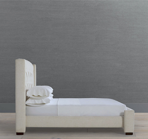 Colección Frontgate Resort, Estructura de Cama Tapizada de Lujo, Cabecera Acolchada, Madera de Caoba Sólida, Diseño Moderno y Minimalista para Apartamento - Product Image 5