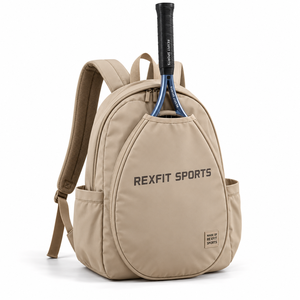 Bolsa Deportiva Personalizada con Estampado, Mochila para Raqueta de Squash con Soporte Frontal para Raqueta, Correas de Hombro de Malla y Bolsillos Laterales - Product Image 1