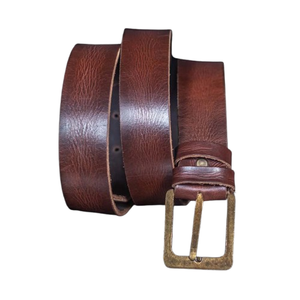 Ceinture en cuir véritable de haute qualité pour hommes, avec boucle ardillon, vente en gros, design élégant pour jeans décontractés, ceintures personnalisées 2026 - Product Image 2