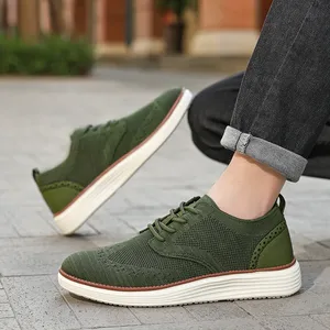 Nouvelles baskets décontractées pour hommes, légères et confortables, respirantes, en maille, à semelle souple, idéales pour la marche et le jogging en été - Product Image 1