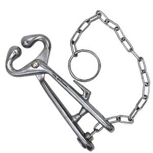 Soporte de Acero Inoxidable Personalizado para Nariz de Toro, Instrumento Veterinario de Inseminación para el Cuidado Efectivo del Ganado - Product Image 5