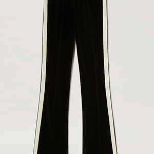 Pantalon de jogging streetwear ample et oversize pour femme avec poches latérales, coupe évasée - Product Image 6