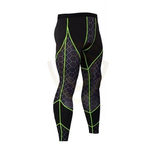 Customized Logo Fitted Compression Men's Fitness Suits / Wholesale Men Exercise Workout Compression Suits - Product Image 6