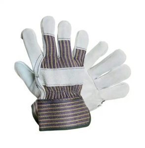 Gants de sécurité en cuir de vachette de qualité supérieure, résistants à l'abrasion, à la chaleur, anti-vibrations, antistatiques, conformes aux normes CE - Product Image 6