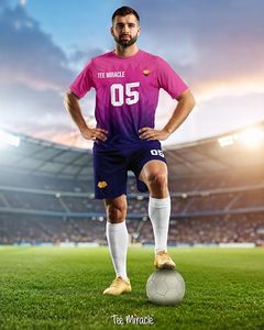 Camiseta de Fútbol Personalizada Transpirable con Nombre del Equipo, Número y Logotipo para Hombre Adulto - Tallas Grandes Disponibles - Product Image 4