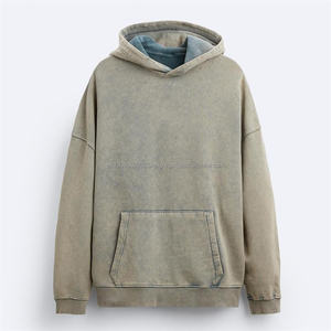 Sweat-shirts et hoodies pour hommes en coton 100% de qualité supérieure, coupe ample, poids lourd, impression personnalisée du logo, manches régulières, OEM - Product Image 6