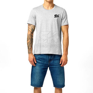 Camisetas de hombre de algodón 100% con diseño estampado de nuevo estilo, corte holgado, talla personalizada, la mejor calidad, al por mayor. - Product Image 4
