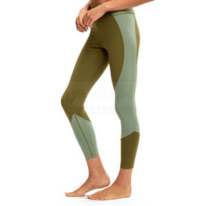 Leggings de Yoga de Cintura Alta con Bloques de Color, Largos, Elásticos en Cuatro Direcciones, de Spandex y Poliéster, Pantalones para Mujer - Product Image 5