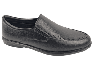 Mocasines de Cuero Genuino para Hombre, Diseño de Tejido de Cabra, Zapatos de Vestir para Oficina y Carrera, Antideslizantes, con Suela de Goma con Amortiguación de Aire - Product Image 1