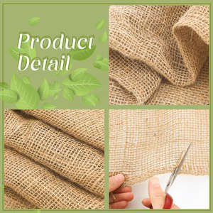 Tissu géotextile en jute 100% naturel et écologique, largeur 45 pouces, rouleau de toile de jute 9oz, Bangladesh, durable, biodégradable, 230g/m - Product Image 2