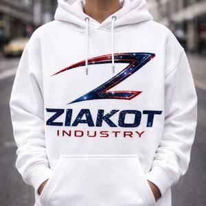 Sweat-shirt et sweat à capuche pour homme de qualité supérieure, 100% coton, imprimé en relief, style streetwear, sweat à capuche de haute qualité, denim 450 GSM, sweat à capuche déchiré - Product Image 1