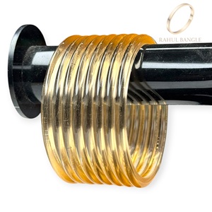 Hot Selling Fashion <b>Bangles</b> Golden Kashmiri Jelly acrylic <b>Bangles</b> Everyday Wedding Wear Jewellery for Women Wholesale Price - Product Image 4